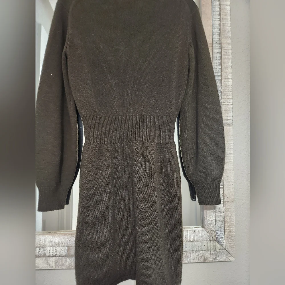 Theory Wool and Cashmere Blend Sweater Dress - Picture 4 of 6